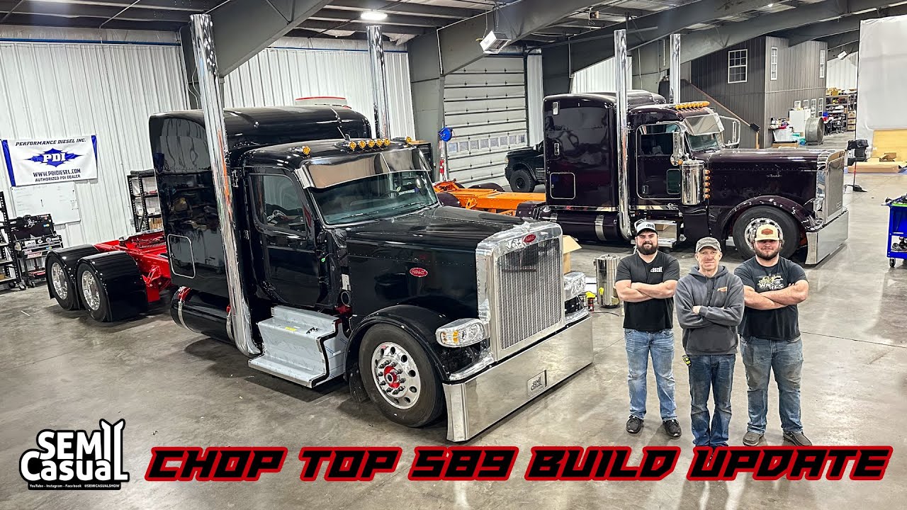 Video Thumbnail: This Chop Top Peterbilt 589 is gonna be one bad ride!!